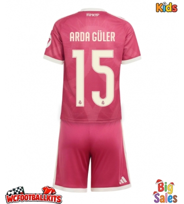 Real Madrid Arda Guler #15 Replica Third Stadium Kit for Kids 2026-27 Short Sleeve (+ pants)